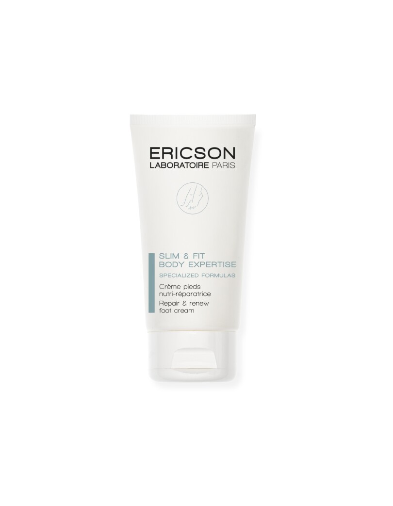 Slim & Fit Body Expertise, Crème Pieds Nutri-réparatrice, Laboratoire Ericson.